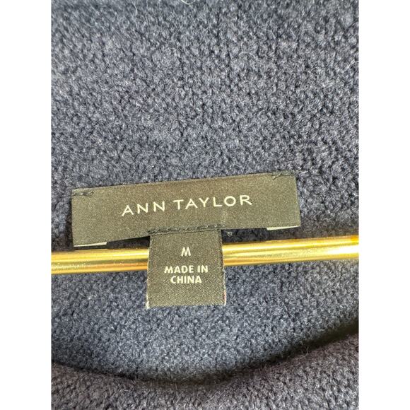 Ann Taylor Colorblock Sweater oversized Tunic Womens Size Medium - Picture 3 of 6